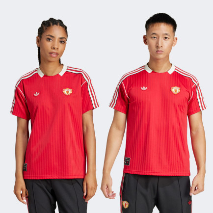 adidas Manchester United Terrace Icons Retro Unisex Kırmızı T-Shirt adidas Manchester United Terrace Icons Retro Unisex Kırmızı T-Shirt