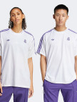 adidas Real Madrid Terrace Icons Unisex Beyaz Futbol Forması adidas Real Madrid Terrace Icons Unisex Beyaz Futbol Forması