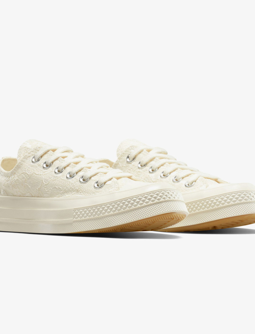 Converse Chuck 70 Kadın Krem Rengi Dantelli Sneaker Converse Chuck 70 Kadın Krem Rengi Dantelli Sneaker