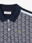 Lacoste Slim Fit Monogram Kadın Siyah Polo Lacoste Slim Fit Monogram Kadın Siyah Polo