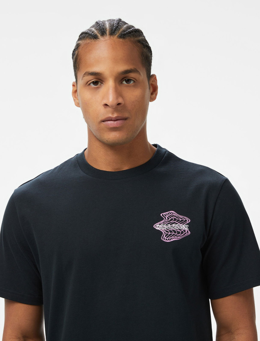 Converse Erkek Loose Fit Grafik Baskılı Siyah T-Shirt Converse Erkek Loose Fit Grafik Baskılı Siyah T-Shirt