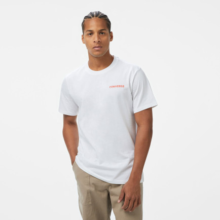 Converse Erkek Grafik Baskılı Beyaz T-Shirt Converse Erkek Grafik Baskılı Beyaz T-Shirt