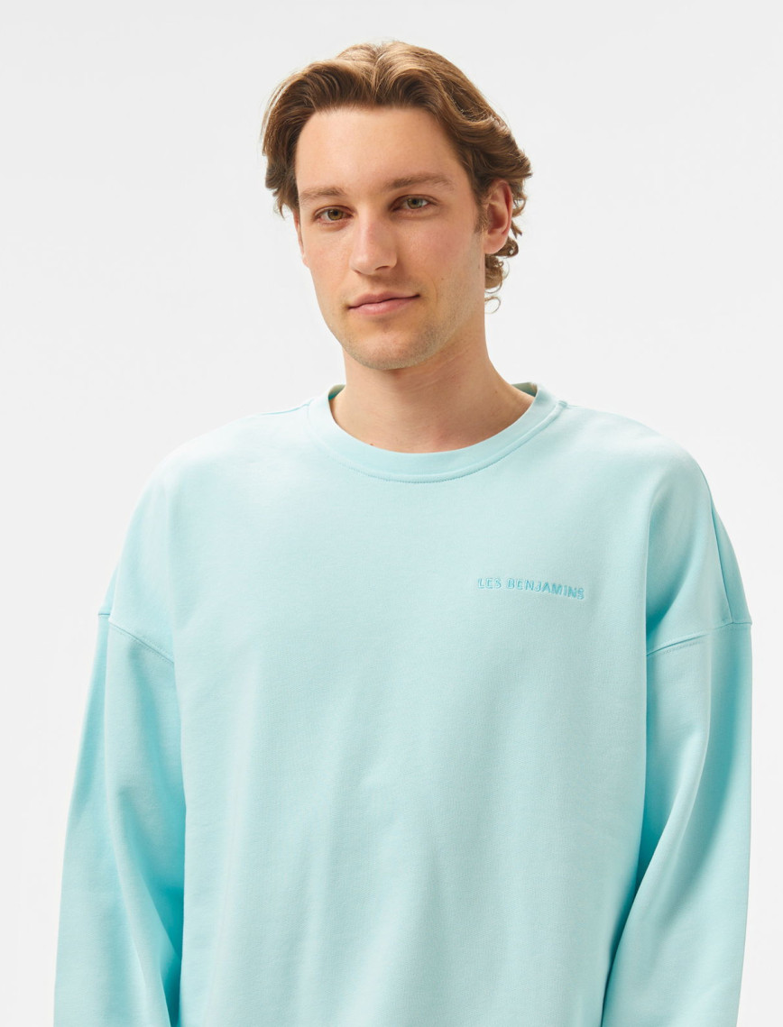 Les Benjamins 307 Erkek Mavi Sweatshirt Les Benjamins 307 Erkek Mavi Sweatshirt