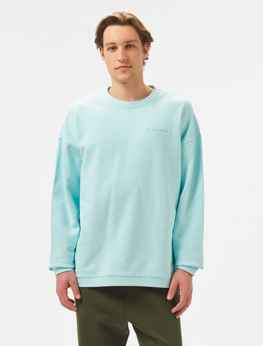 Les Benjamins 307 Erkek Mavi Sweatshirt Les Benjamins 307 Erkek Mavi Sweatshirt