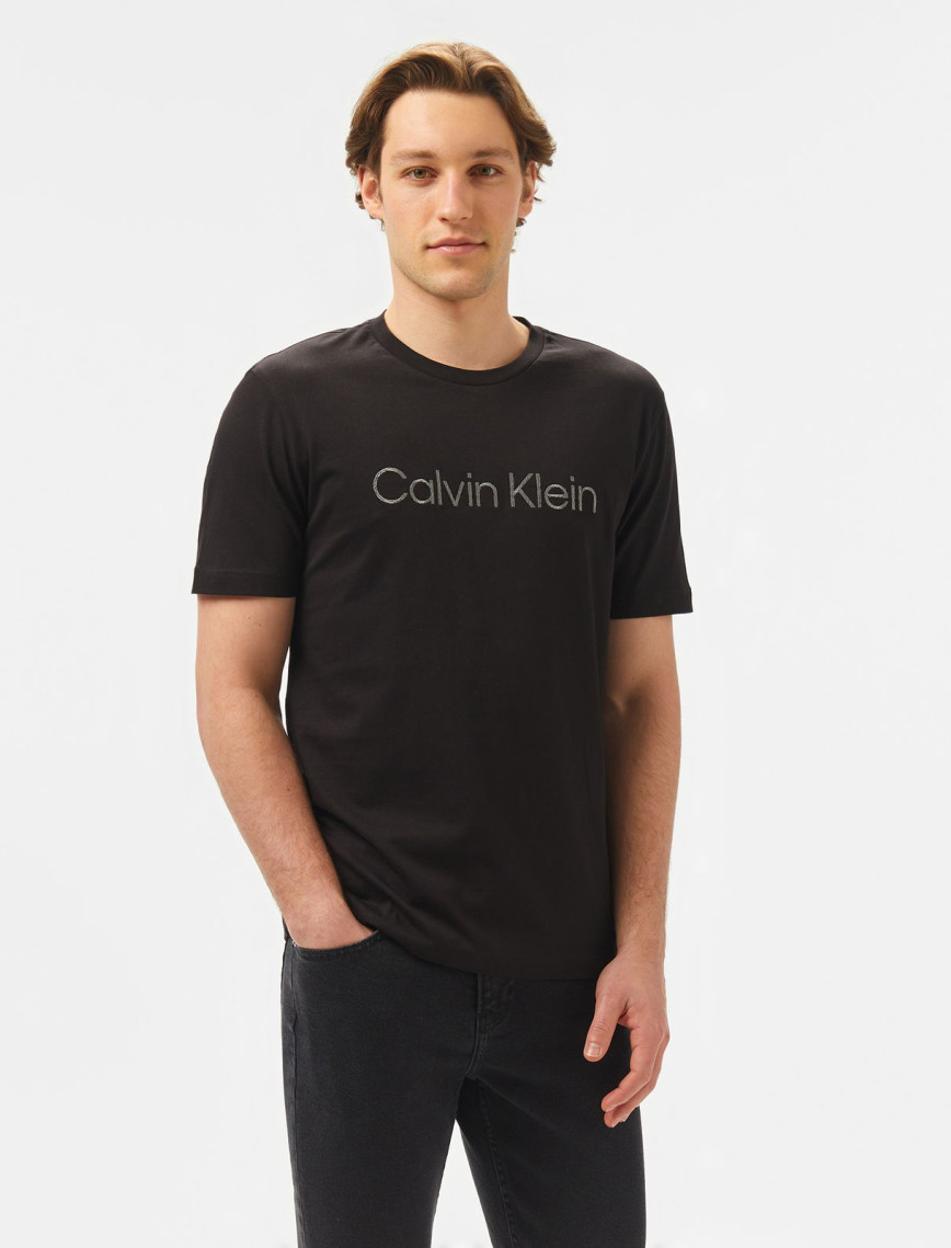 Calvin Klein Erkek Bej T-Shirt Calvin Klein Erkek Bej T-Shirt