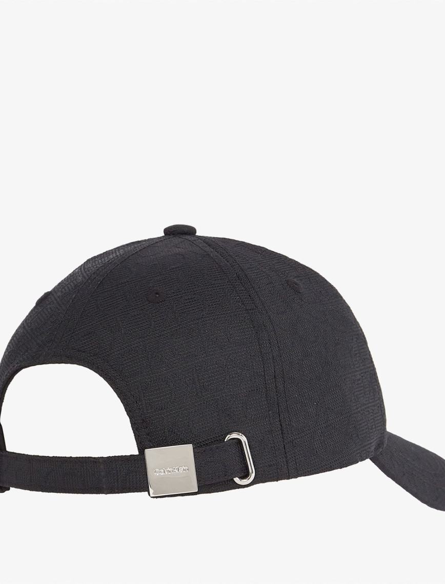 Calvin Klein Monogram Jacquard Kadın Siyah Şapka Calvin Klein Monogram Jacquard Kadın Siyah Şapka