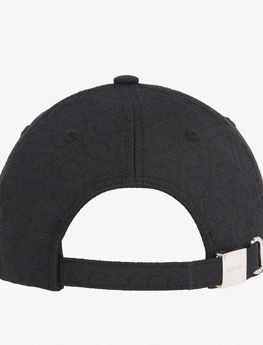 Calvin Klein Monogram Jacquard Kadın Siyah Şapka Calvin Klein Monogram Jacquard Kadın Siyah Şapka