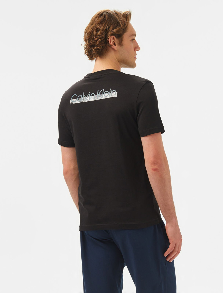 Calvin Klein Ba Logo Graphic Erkek Siyah T-Shirt Calvin Klein Ba Logo Graphic Erkek Siyah T-Shirt