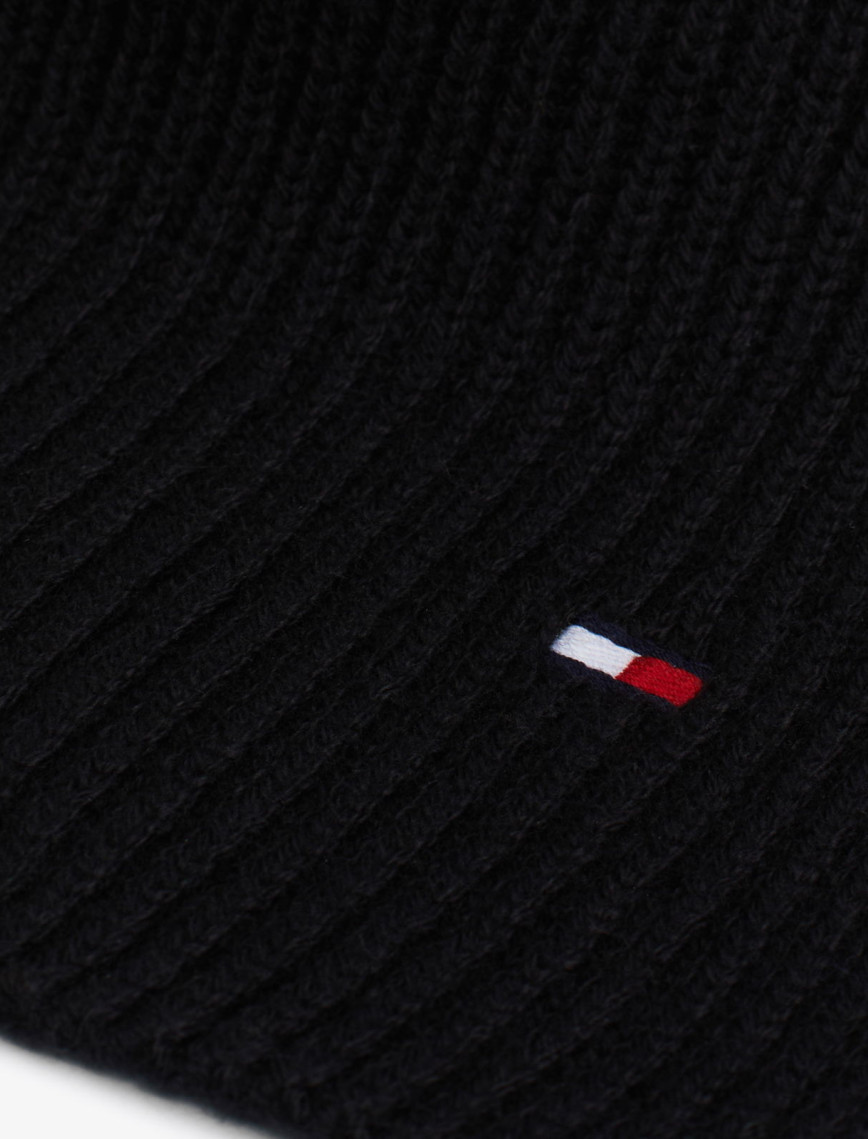 Tommy Hilfiger Erkek Siyah Atkı Tommy Hilfiger Erkek Siyah Atkı