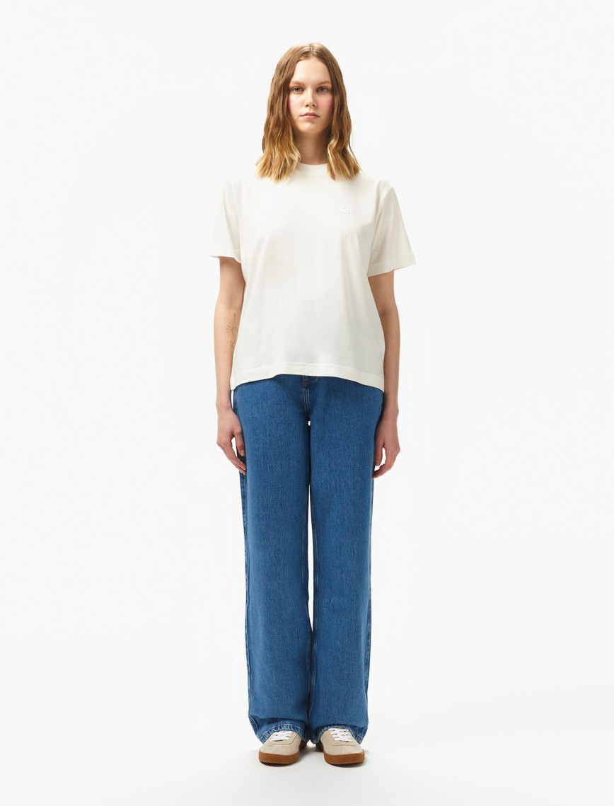 Lacoste Kadın Mavi Jean Pantolon Lacoste Kadın Mavi Jean Pantolon