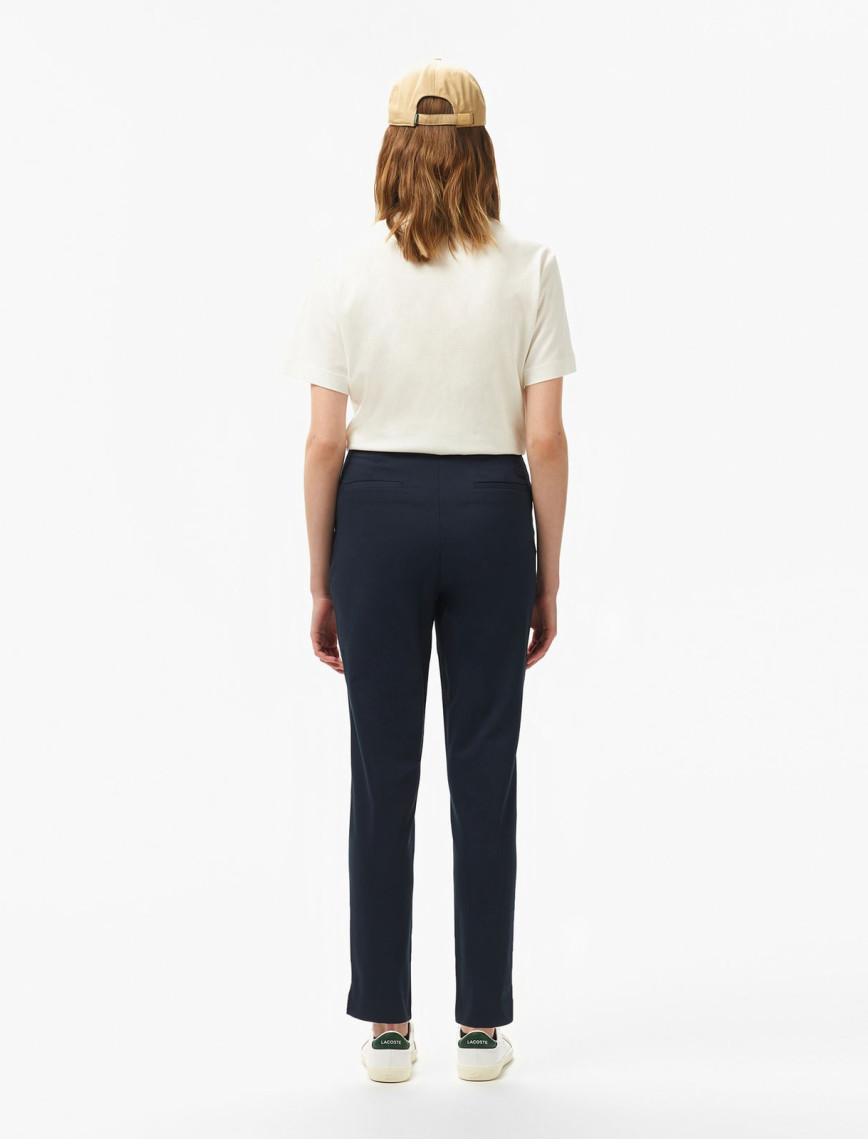 Lacoste Kadın Regular Fit Lacivert Pantolon Lacoste Kadın Regular Fit Lacivert Pantolon