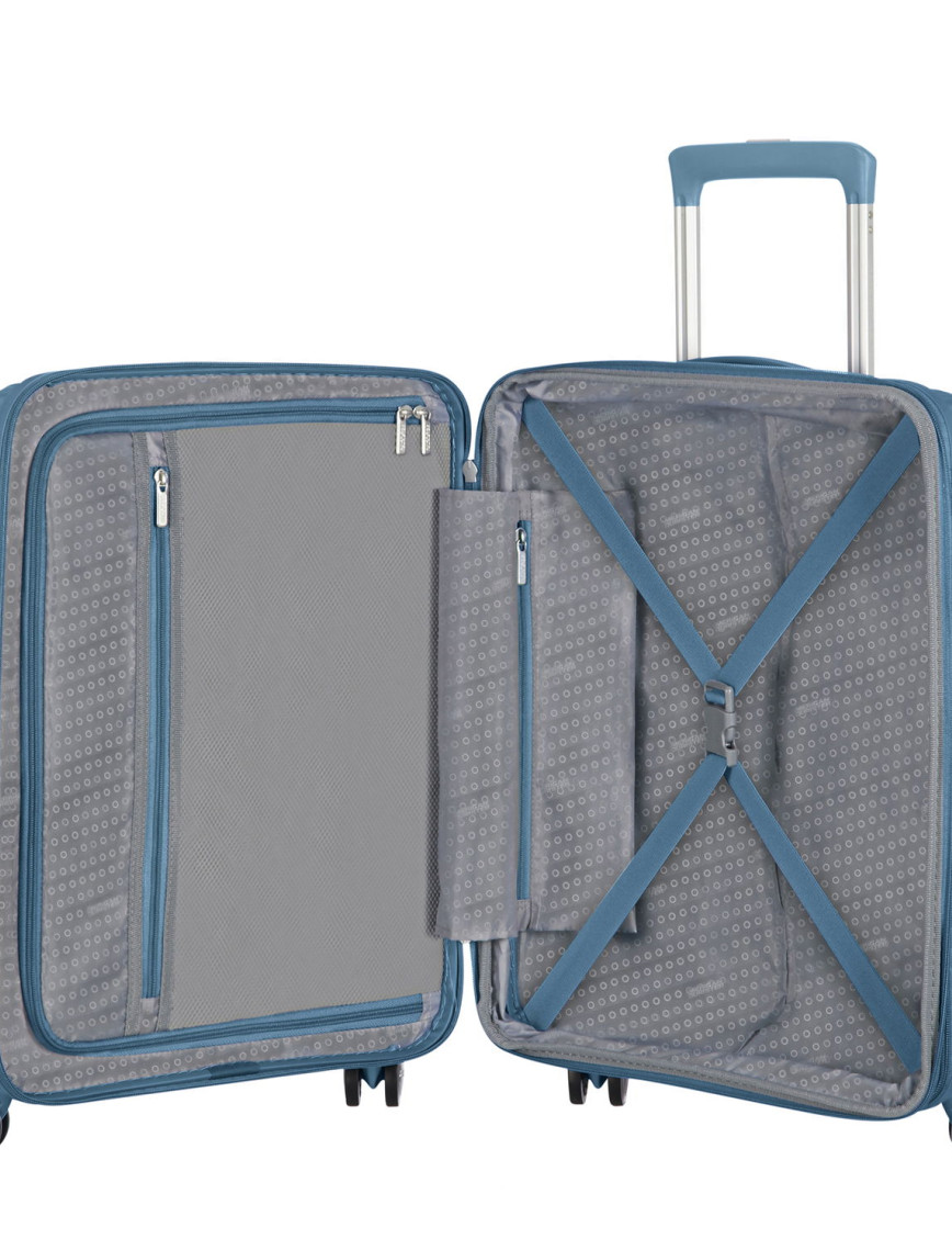 American Tourister Soundbox - Kabin Boy Sert Valiz 55 cm