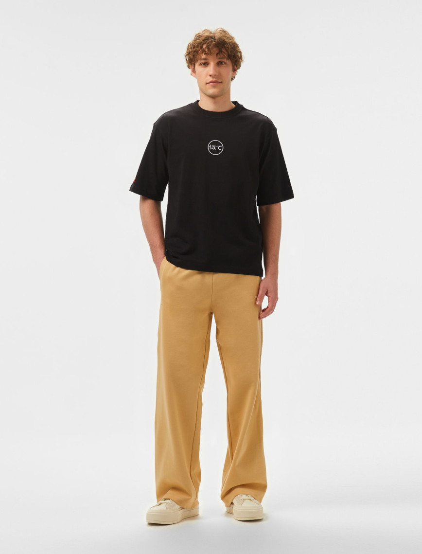 UNITED4 Erkek Siyah T-Shirt UNITED4 Erkek Siyah T-Shirt