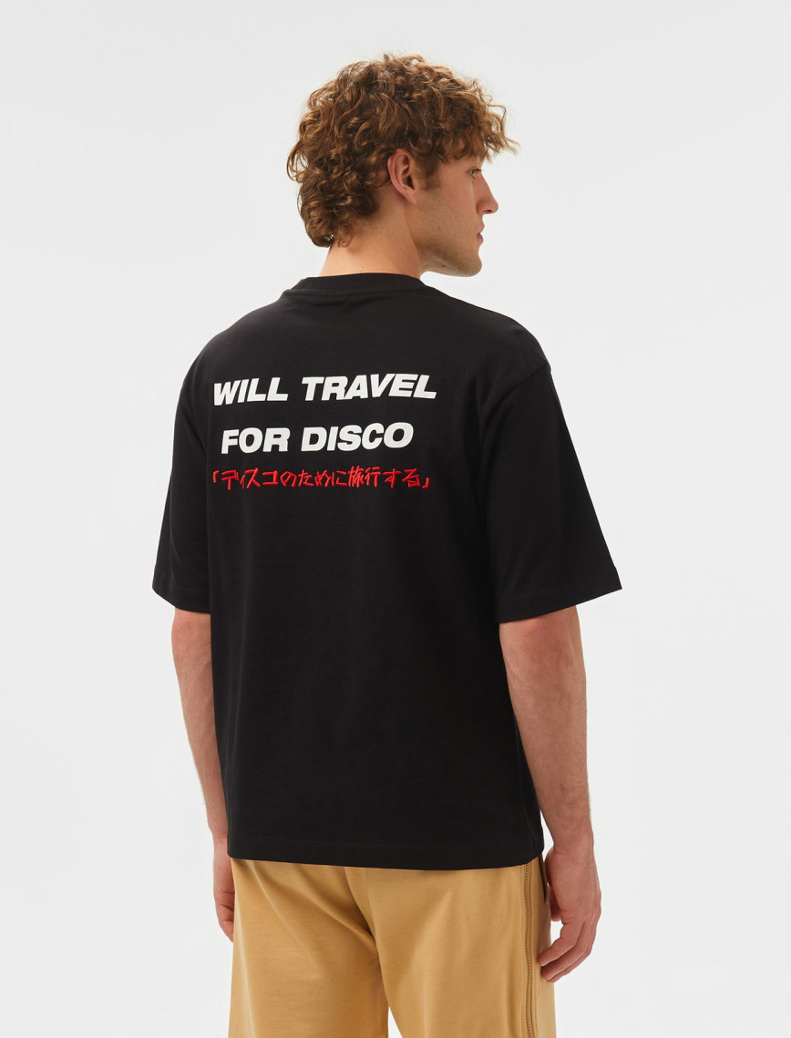 UNITED4 Erkek Siyah T-Shirt UNITED4 Erkek Siyah T-Shirt