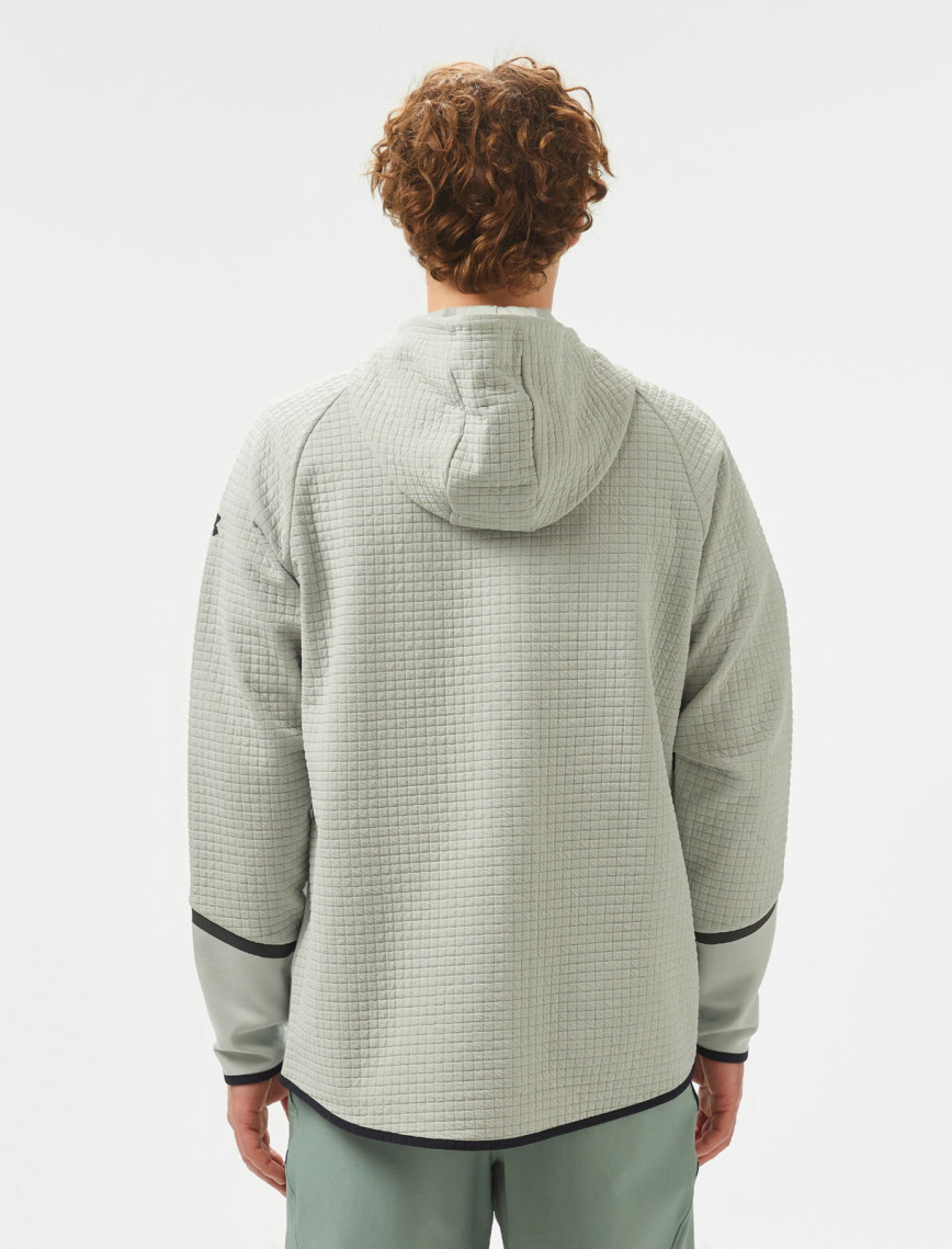 Under Armour Unstoppable Fleece Grid Full Zipped Erkek Gri Sweatshirt Under Armour Unstoppable Fleece Grid Full Zipped Erkek Gri Sweatshirt