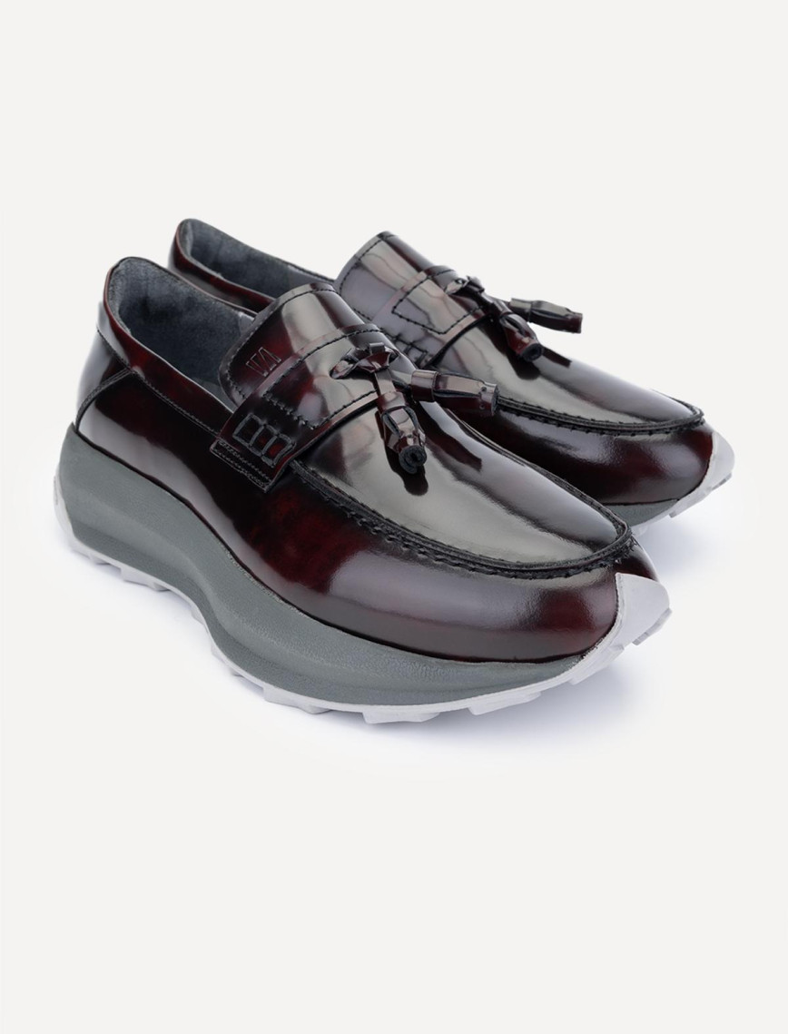 Valmenti Romano Erkek Bordo Hakiki Deri Casual Ayakkabı Valmenti Romano Erkek Bordo Hakiki Deri Casual Ayakkabı