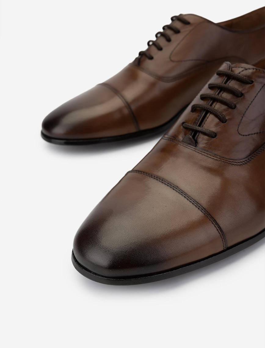 Valmenti Erkek Hakiki Deri Taba Klasik Ayakkabı