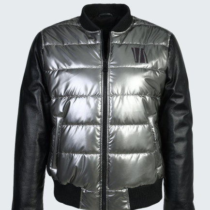 Valmenti Kadın GRI ICON Deri & Tekstil Mont Valmenti Kadın GRI ICON Deri & Tekstil Mont