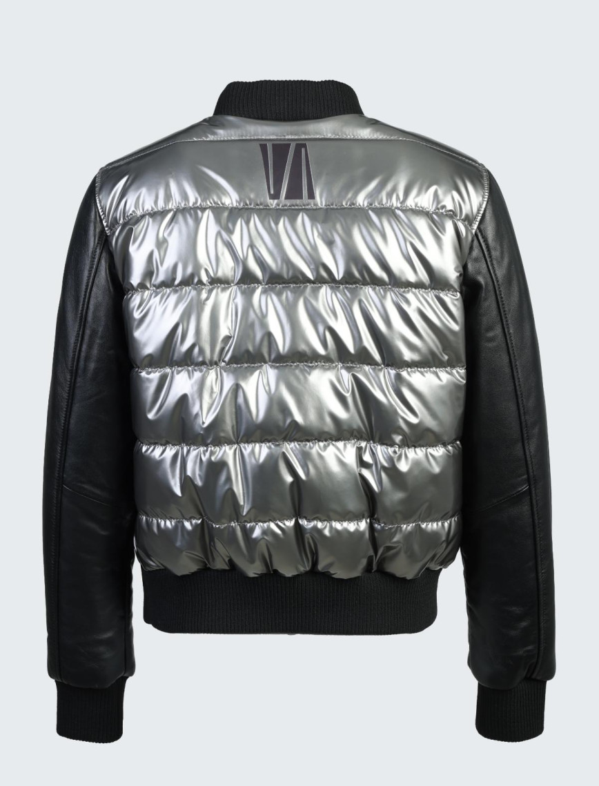 Valmenti Kadın GRI ICON Deri & Tekstil Mont Valmenti Kadın GRI ICON Deri & Tekstil Mont