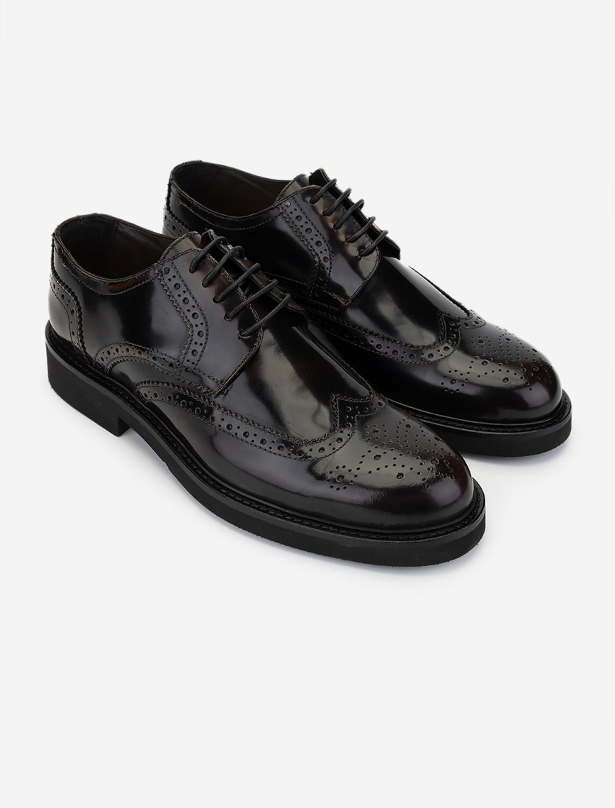 Valmenti Erkek Hakiki Deri Kahverengi Klasik Ayakkabı Valmenti Erkek Hakiki Deri Kahverengi Klasik Ayakkabı