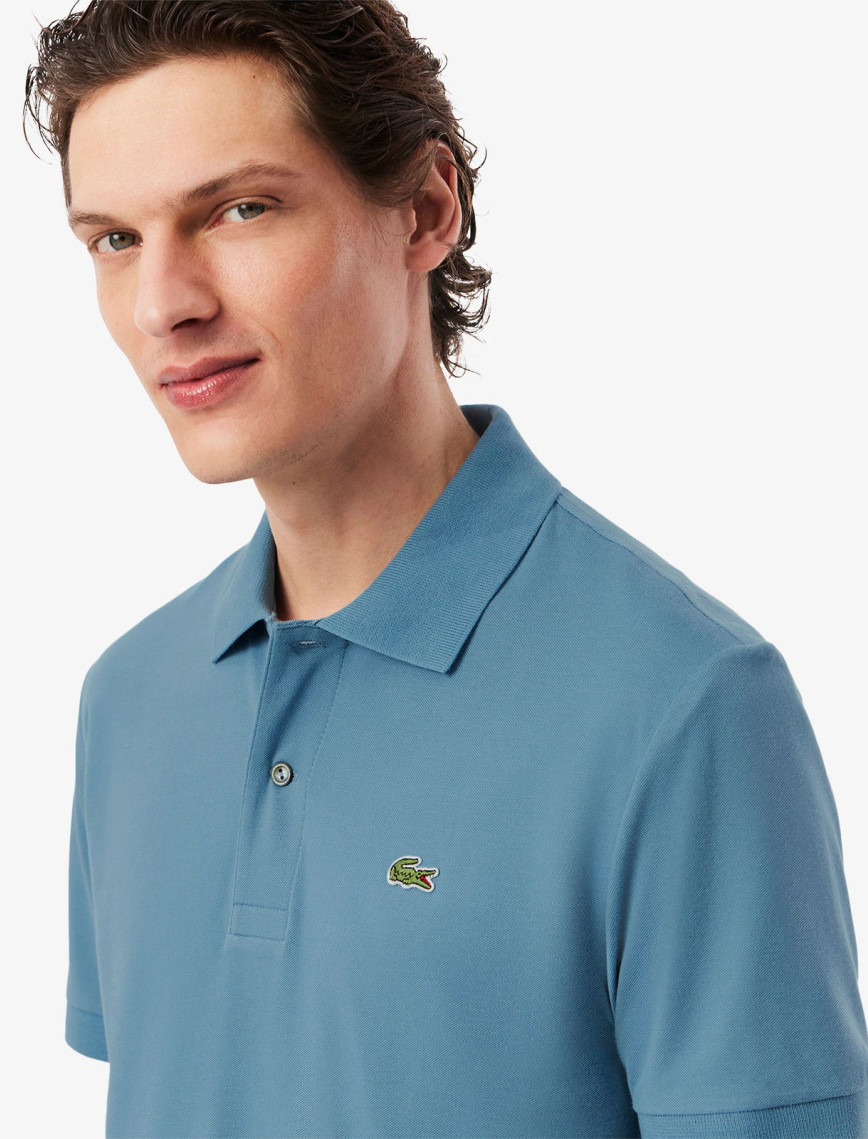 Lacoste L.12.12 Light Erkek Classic Fit Mavi Polo Lacoste L.12.12 Light Erkek Classic Fit Mavi Polo