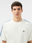 Lacoste Erkek Oversize Fit Bisiklet Yaka Baskılı Beyaz T-Shirt Lacoste Erkek Oversize Fit Bisiklet Yaka Baskılı Beyaz T-Shirt