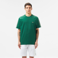 Lacoste Erkek Oversize Fit Bisiklet Yaka Baskılı Koyu Yeşil T-Shirt Lacoste Erkek Oversize Fit Bisiklet Yaka Baskılı Koyu Yeşil T-Shirt