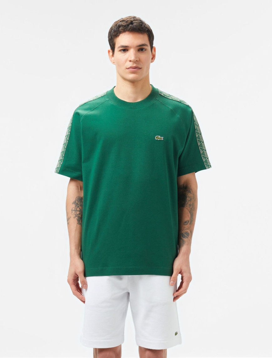 Lacoste Oversized Erkek Yeşil T-Shirt Lacoste Oversized Erkek Yeşil T-Shirt