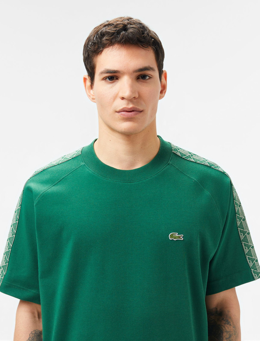 Lacoste Oversized Erkek Yeşil T-Shirt Lacoste Oversized Erkek Yeşil T-Shirt