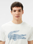 Lacoste Erkek Regular Fit Bisiklet Yaka Baskılı Beyaz T-Shirt Lacoste Erkek Regular Fit Bisiklet Yaka Baskılı Beyaz T-Shirt