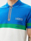 Lacoste Erkek Regular Fit Yarım Fermuarlı Renk Bloklu Beyaz Polo Lacoste Erkek Regular Fit Yarım Fermuarlı Renk Bloklu Beyaz Polo