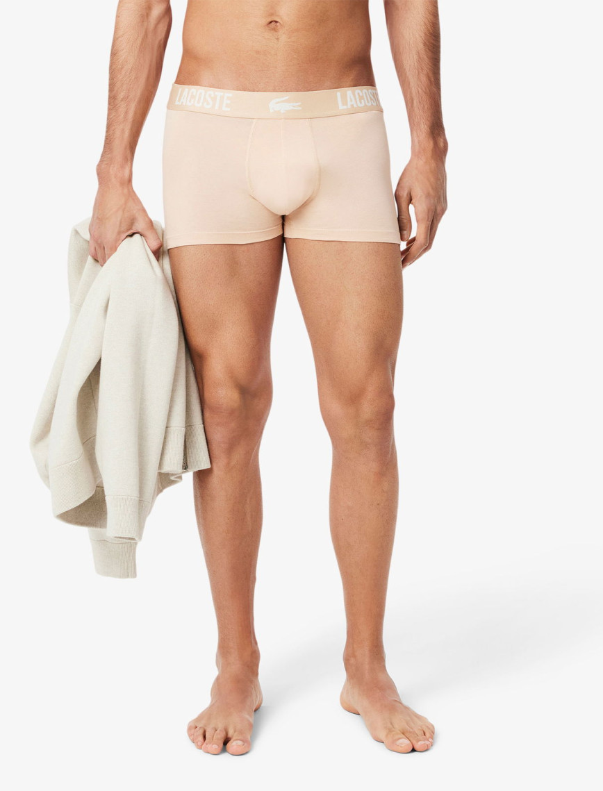 Lacoste Erkek 3'lü Renkli Boxer Lacoste Erkek 3'lü Renkli Boxer