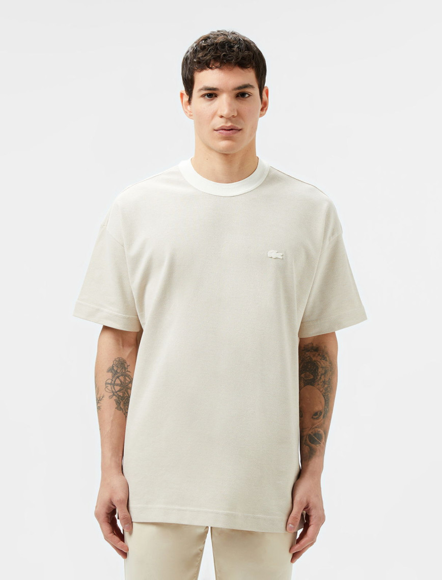 Lacoste Erkek Oversize Fit Bisiklet Yaka Lacivert T-Shirt Lacoste Erkek Oversize Fit Bisiklet Yaka Lacivert T-Shirt