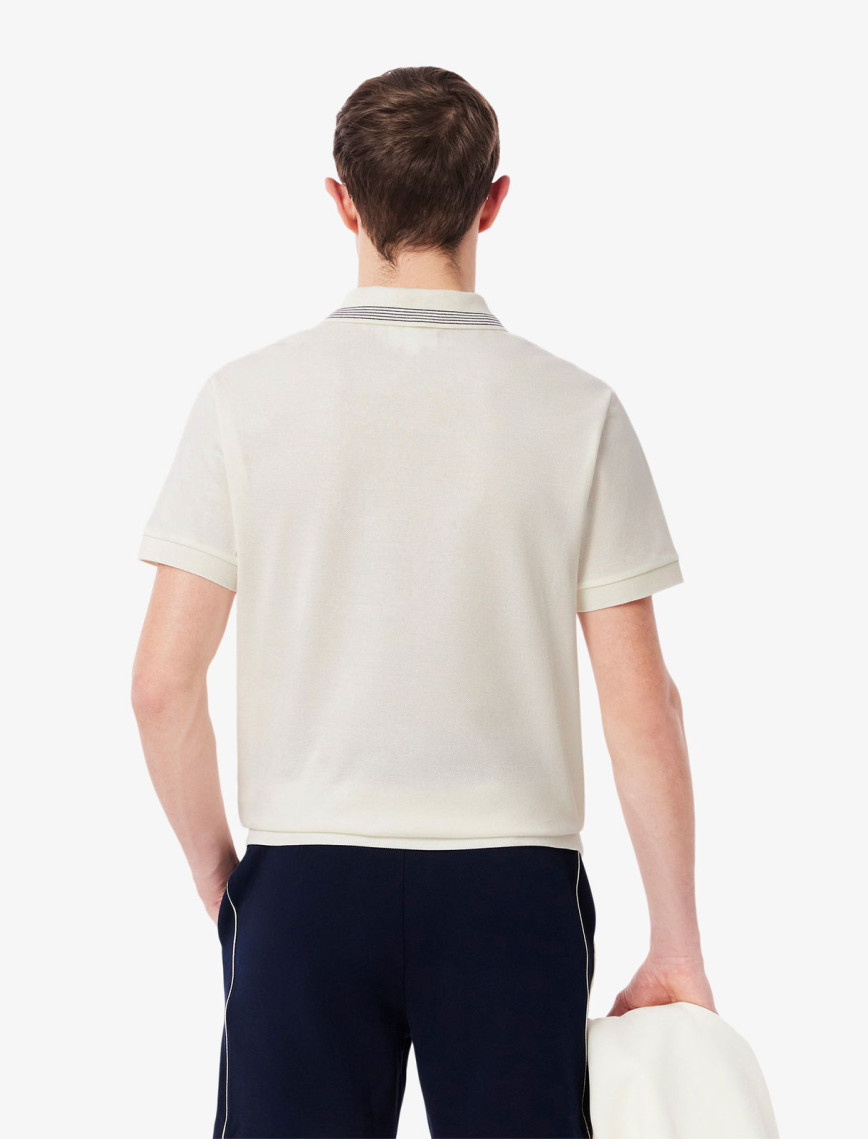 Lacoste L.12.12 Erkek Regular Fit Krem Polo Lacoste L.12.12 Erkek Regular Fit Krem Polo