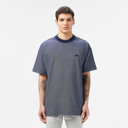 Lacoste Erkek Oversize Fit Bisiklet Yaka Lacivert T-Shirt Lacoste Erkek Oversize Fit Bisiklet Yaka Lacivert T-Shirt