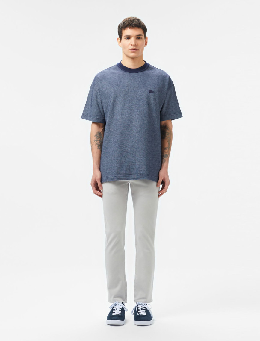 Lacoste Erkek Oversize Fit Bisiklet Yaka Lacivert T-Shirt Lacoste Erkek Oversize Fit Bisiklet Yaka Lacivert T-Shirt