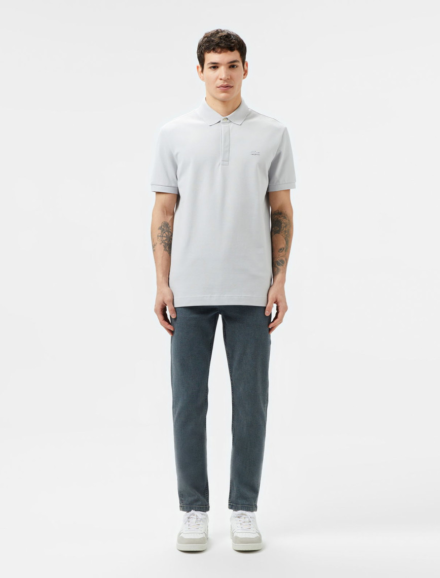 Lacoste Paris Erkek Regular Fit Gri Polo Lacoste Paris Erkek Regular Fit Gri Polo