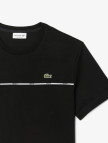 Lacoste Erkek Regular Fit Bisiklet Yaka Baskılı Siyah T-Shirt Lacoste Erkek Regular Fit Bisiklet Yaka Baskılı Siyah T-Shirt