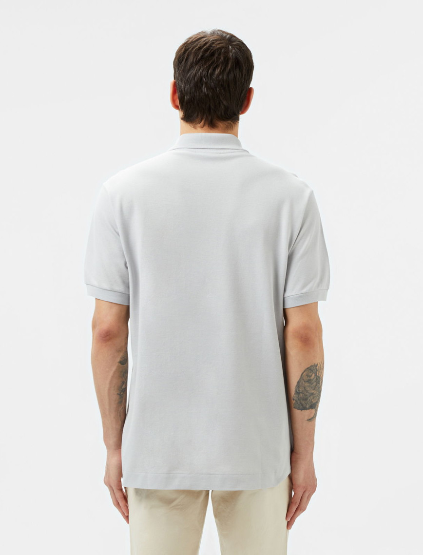 Lacoste L.12.12 Erkek Classic Fit Gri Polo