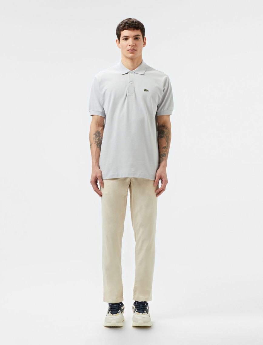 Lacoste L.12.12 Erkek Classic Fit Gri Polo