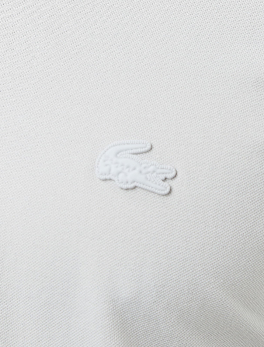 Lacoste Erkek Slim Fit Yarım Fermuarlı Gri Polo