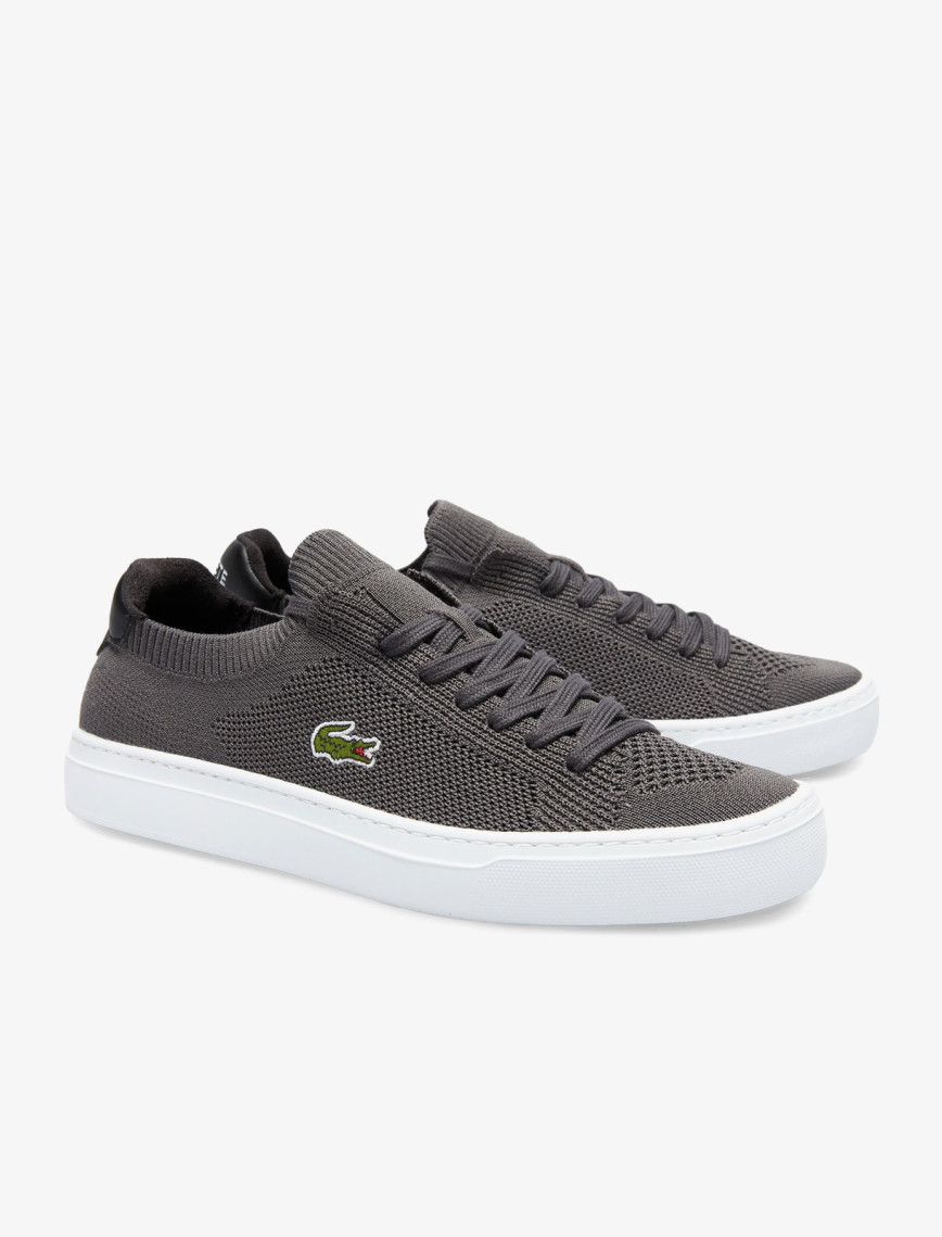 Lacoste La Piquée Erkek Koyu Gri Sneaker Lacoste La Piquée Erkek Koyu Gri Sneaker