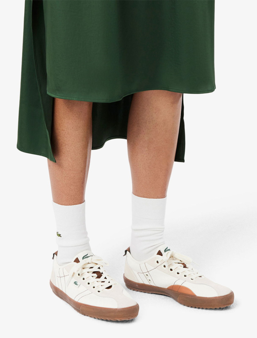 Lacoste Backslam Kadın Krem Sneaker Lacoste Backslam Kadın Krem Sneaker