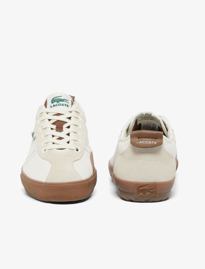Lacoste Backslam Erkek Krem Sneaker Lacoste Backslam Erkek Krem Sneaker