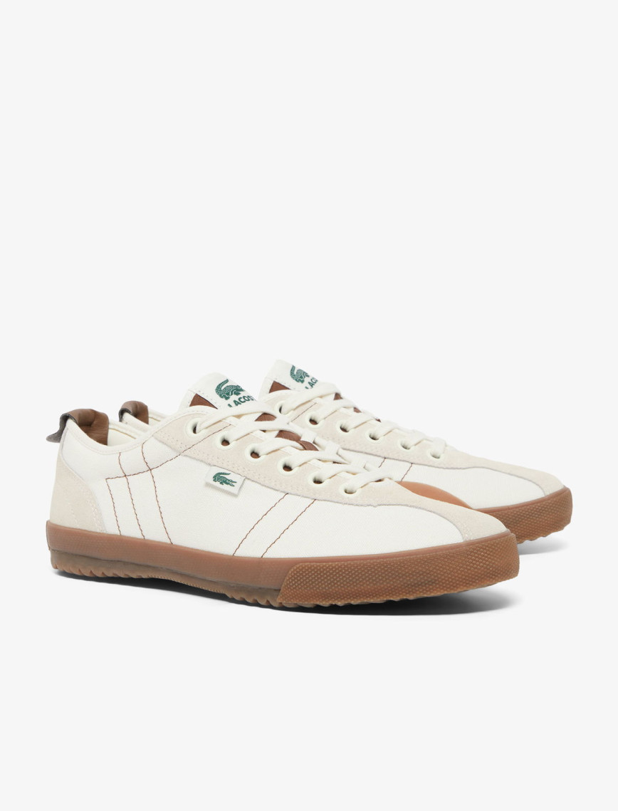 Lacoste Backslam Erkek Krem Sneaker Lacoste Backslam Erkek Krem Sneaker