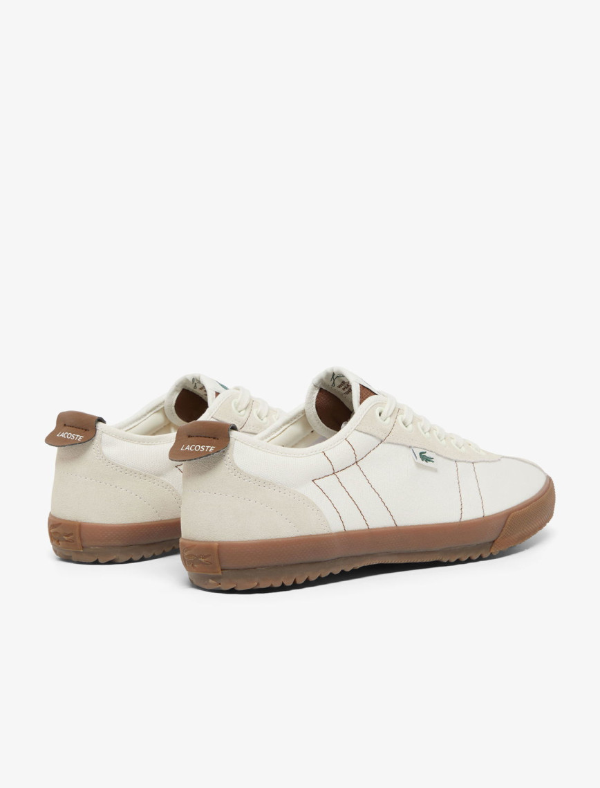 Lacoste Backslam Erkek Krem Sneaker Lacoste Backslam Erkek Krem Sneaker