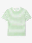 Lacoste Erkek Classic Fit Bisiklet Yaka Çizgili Açık Yeşil T-Shirt Lacoste Erkek Classic Fit Bisiklet Yaka Çizgili Açık Yeşil T-Shirt