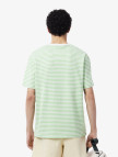Lacoste Erkek Classic Fit Bisiklet Yaka Çizgili Açık Yeşil T-Shirt Lacoste Erkek Classic Fit Bisiklet Yaka Çizgili Açık Yeşil T-Shirt