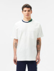 Lacoste Erkek Bisiklet Yaka Beyaz Cepli T-Shirt Lacoste Erkek Bisiklet Yaka Beyaz Cepli T-Shirt