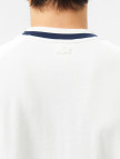 Lacoste Erkek Bisiklet Yaka Beyaz Cepli T-Shirt Lacoste Erkek Bisiklet Yaka Beyaz Cepli T-Shirt
